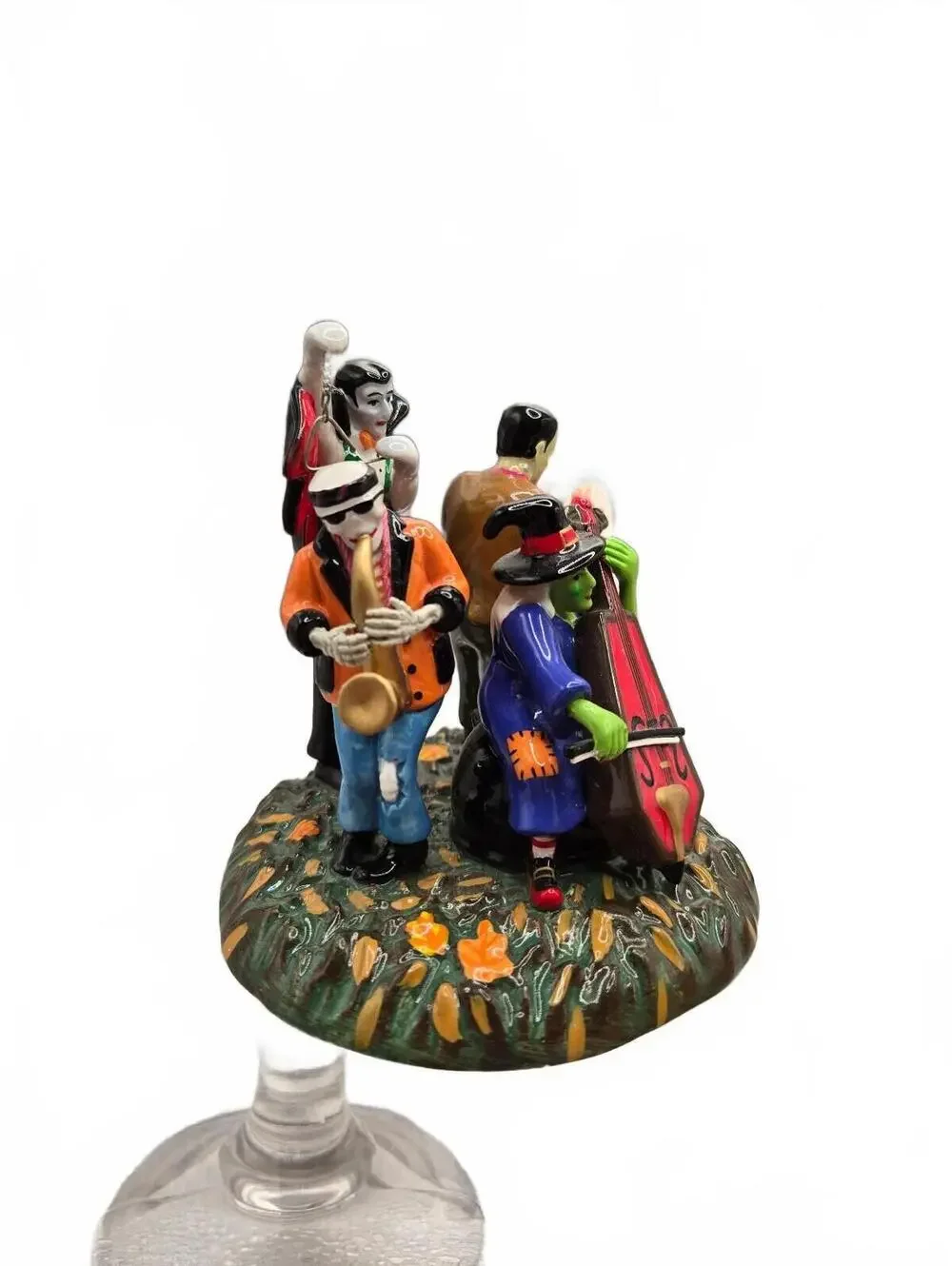 Dept 56 Halloween Snow Village Accessories Monsters Rock Band 53245 hallmark